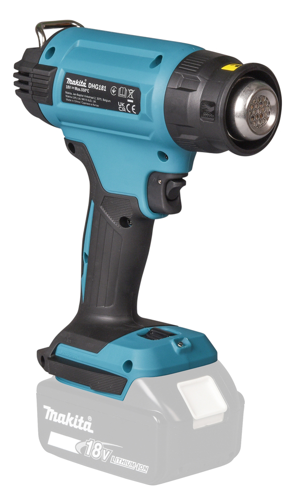 Akku-Heißluftgeb. MAKITA DHG181ZJ 18V max.550°,ohne Akku u.Ladegerät