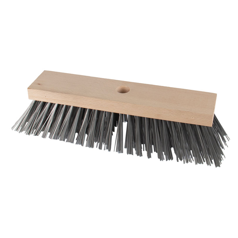 Flachdrahtbesen 330mm 6-reihig mit Stielloch