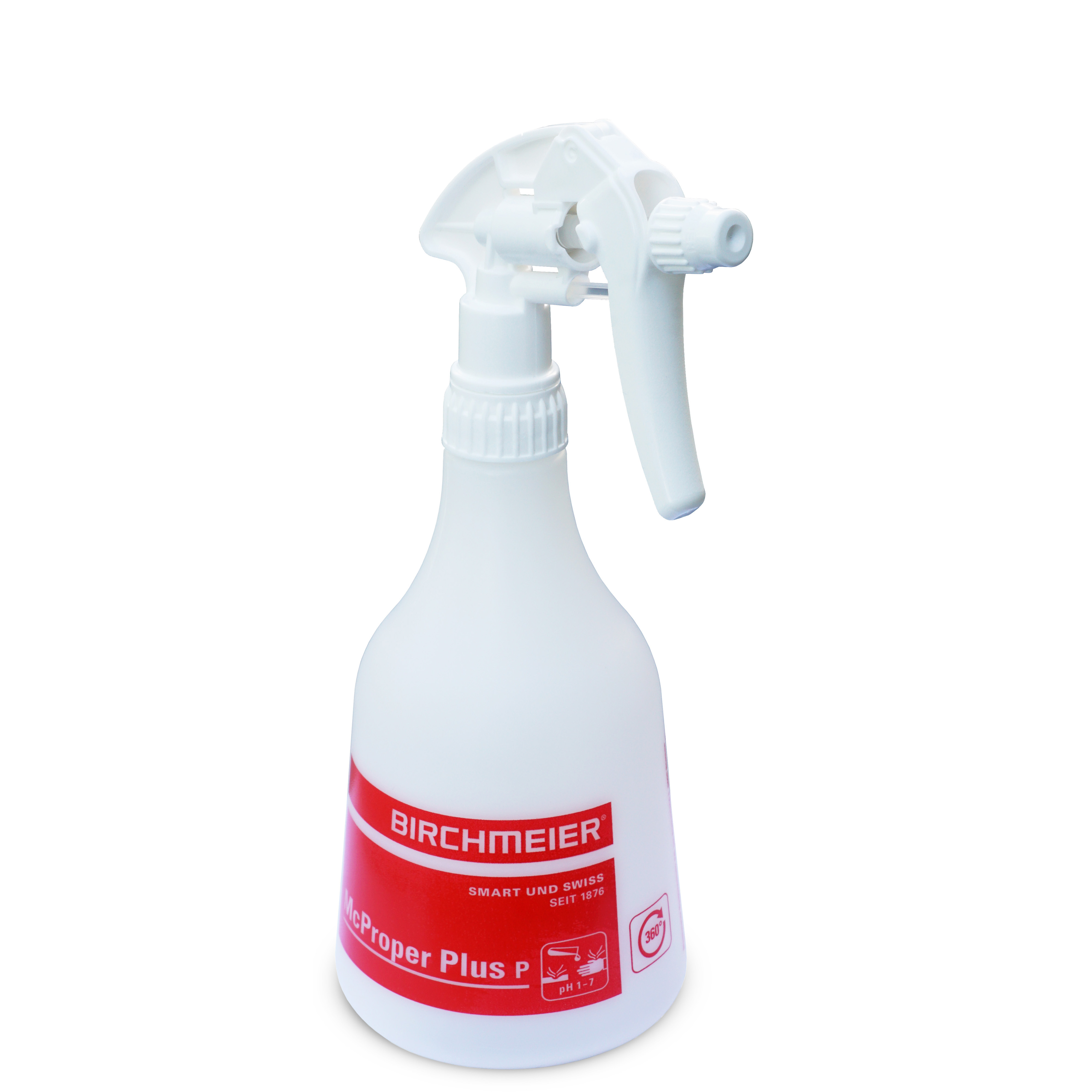 Sprühflasche Inhalt 0,5 Liter 360° säurehaltige Sprüh-u.Schaummittel(ph1-7)