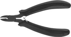 Schlank-Seitenschneider 115mm brüniert abgesetzte Schneide,kleine Fase + Feder