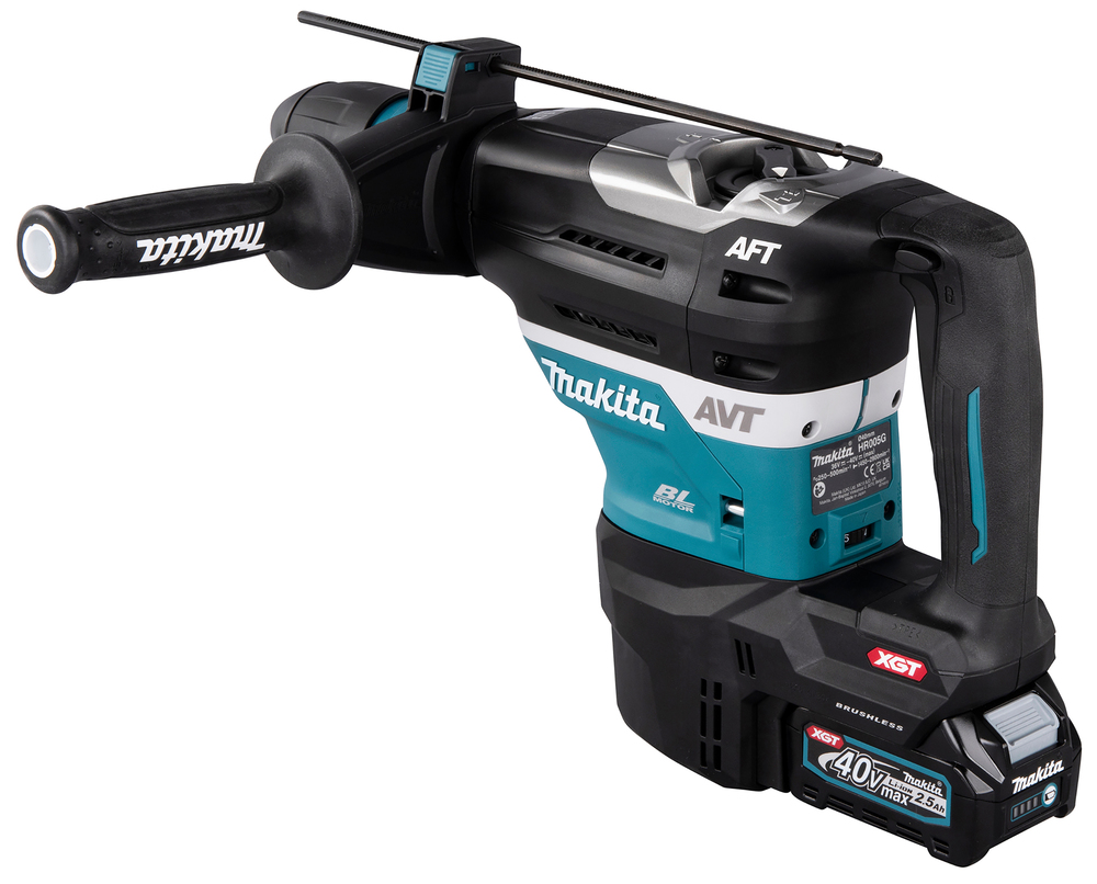 Akku-Bohrhammer MAKITA HR005GT202 40V 8J,2xAkku 5Ah,Ladegerät,Koffer