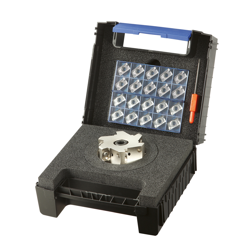 Fräserset TOP E126A 63x6 A16 D=63 Z6 inkl. 20 Stück APKT1604PDER- MP1003