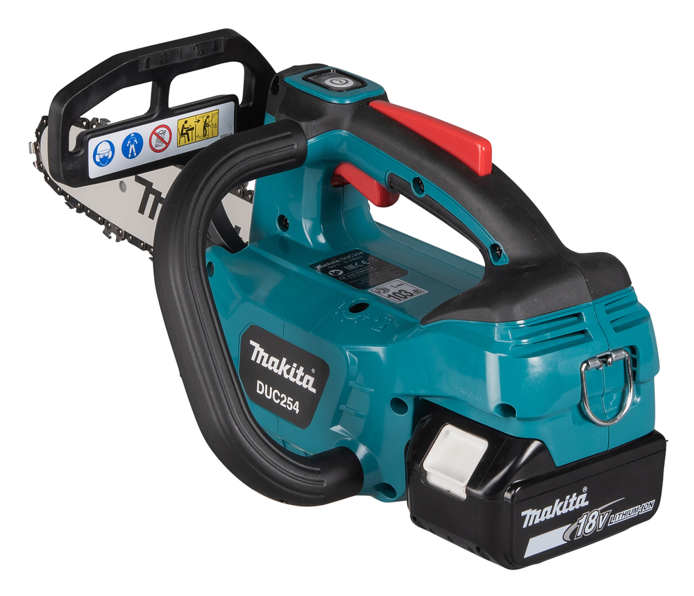 Akku-Kettensäge MAKITA DUC254RTE 18V Schwert 24cm,2xAkku 5Ah und Ladererät