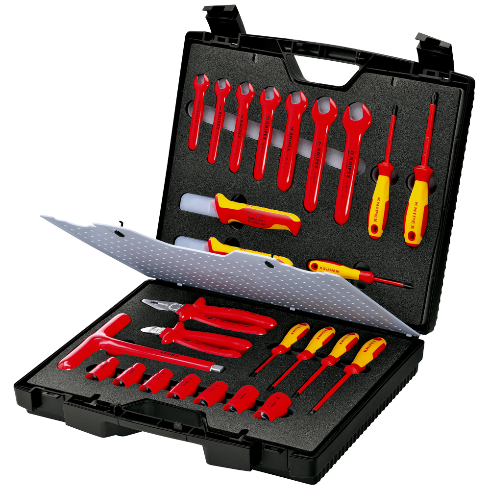 KNIPEX Sicherheits-Standardkoffer 26-teilig