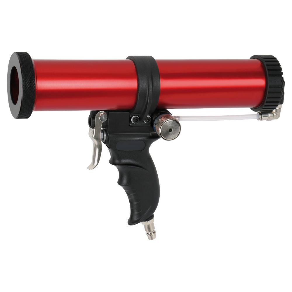 Sacksilikon-Pressluftpistole 400ml stufenl.regulierbar,Sofort-Materialstopp