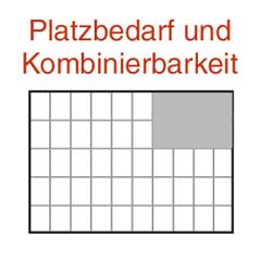 Einsatzkästchen A6-1 160x110x45mm per Stück,zu Carry Lite 55