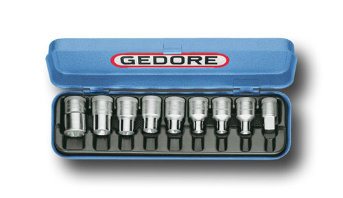 Steckschlüssel-Satz 1/2" 9-tlg Außen-TORX E10-E24, TX 19 E-09