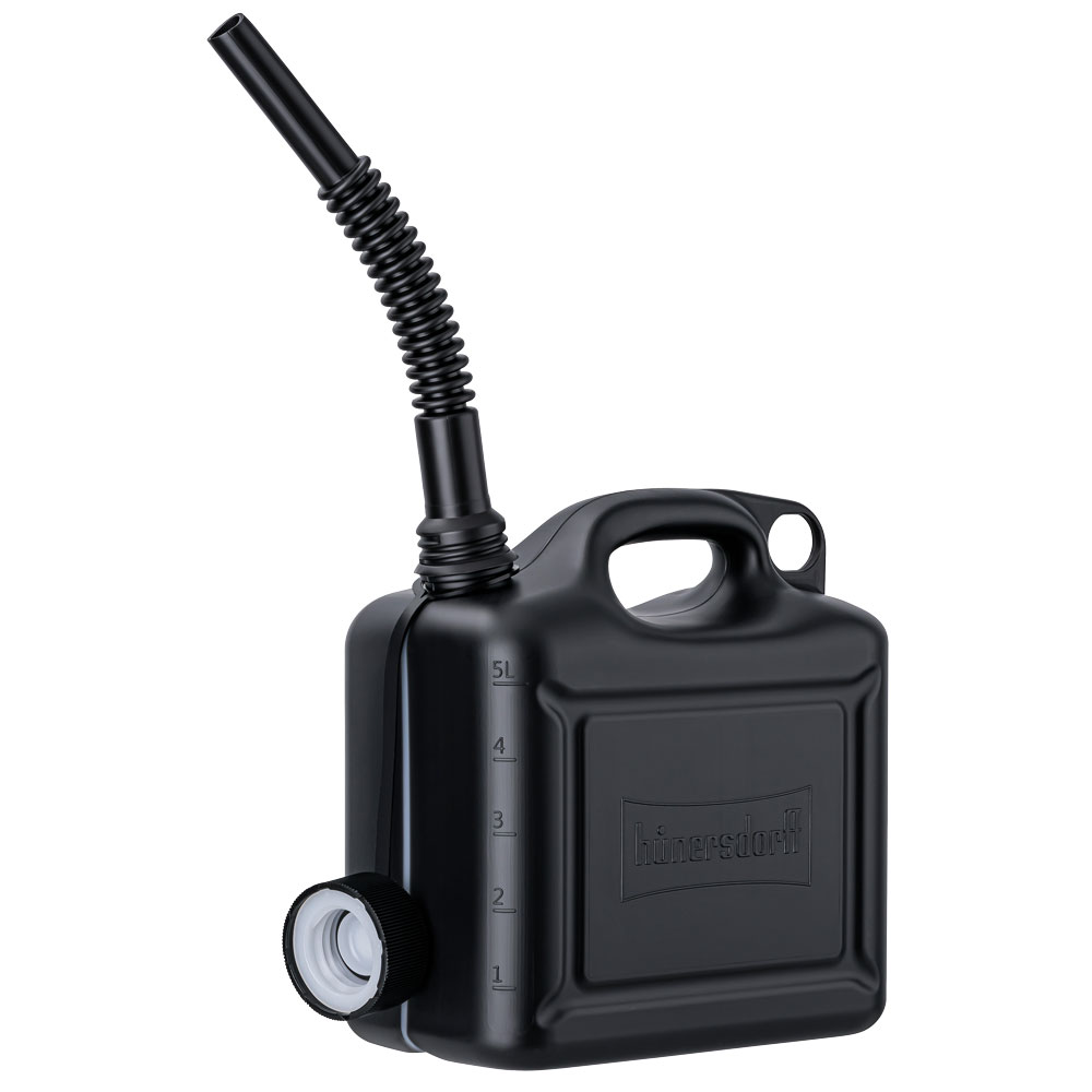 Vorratskanister 5 Liter, Einfüllstutzen flexibel,aus robustem Kunststoff HD-PE