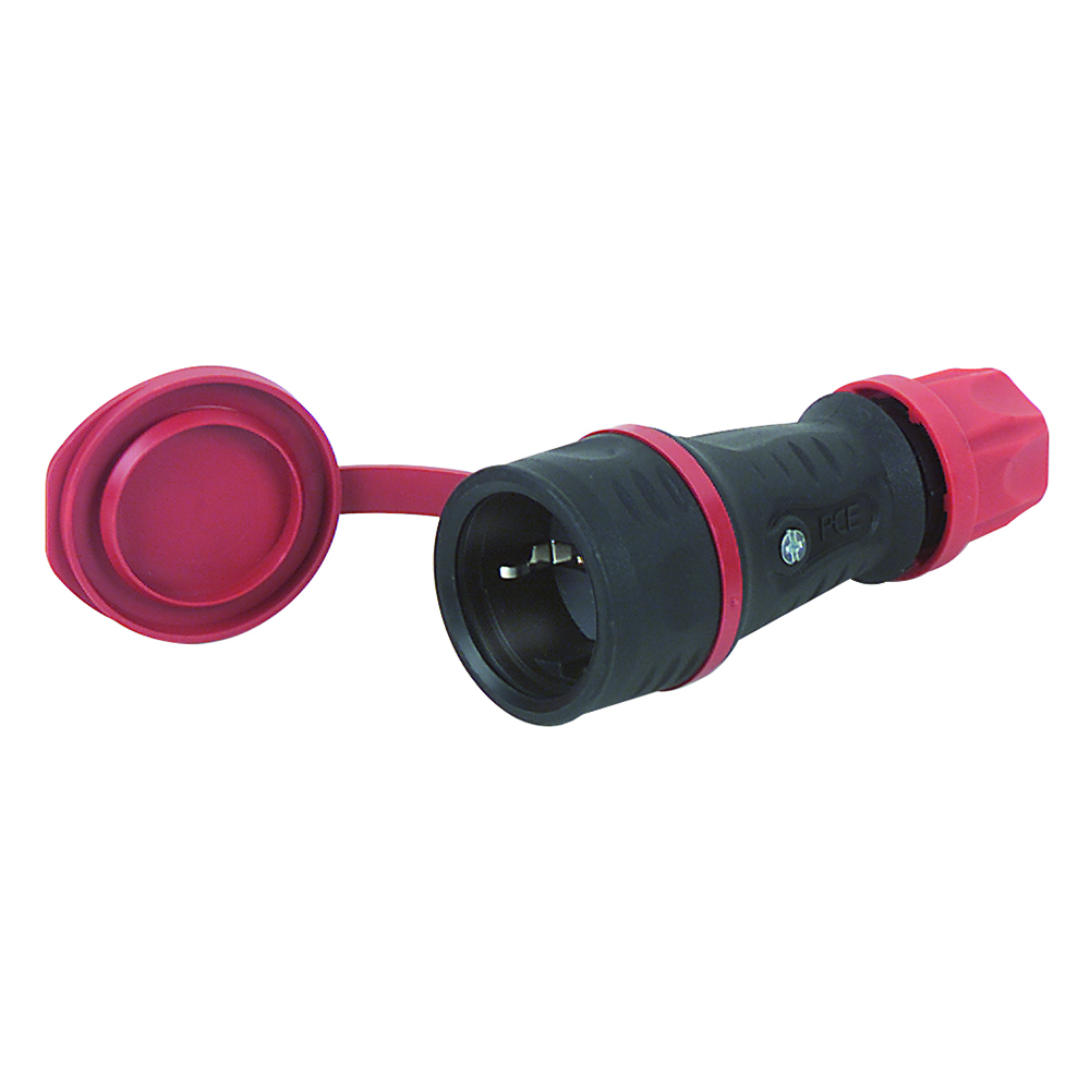 Schutzkontaktkupplung 230V/16A/IP54 2-polig+2-fach Erdsystem