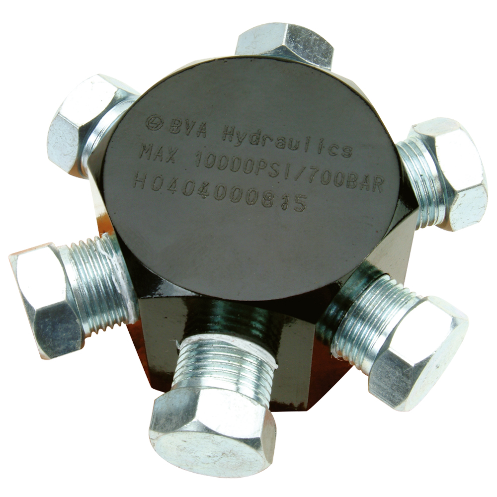 Sternverteiler,6-fach, 3/8" NPTF