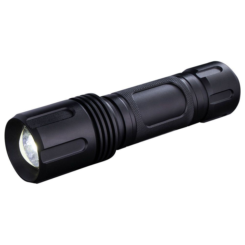 LED-Taschenlampe 20W 1500lm 5000K IP67 6xAA einstellbar 100%-20%-Strobe