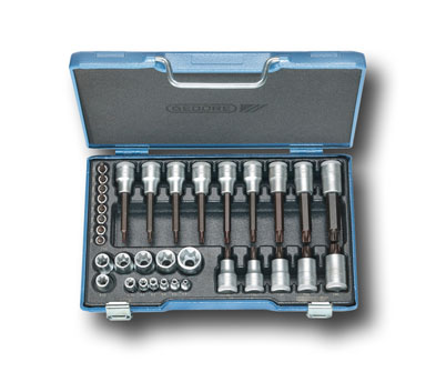 Schraubendreher-Satz 1/2"+1/4" 34-tlg TORX, 19 TX 20