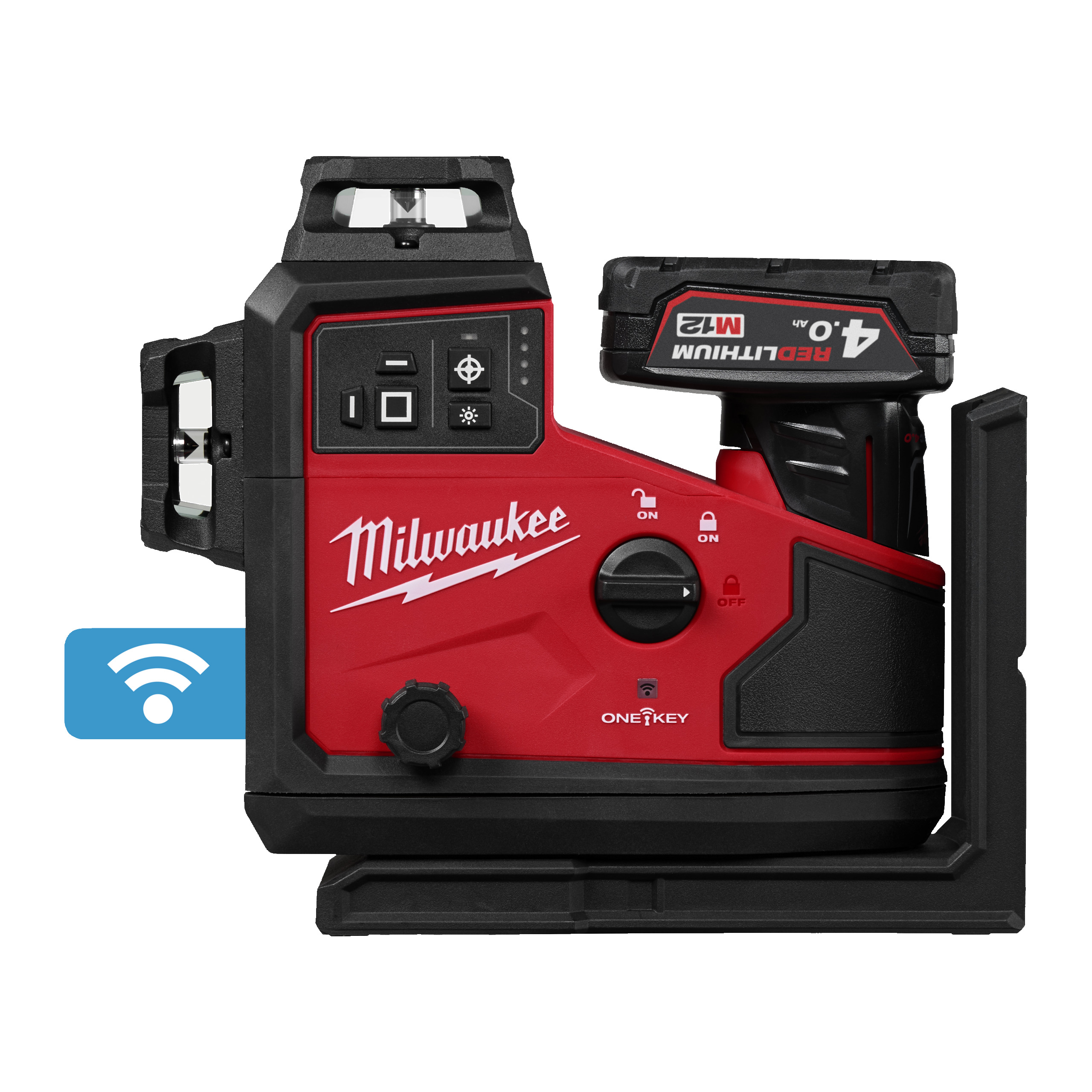 Akku-Laser MILWAUKEE  3x360° 12V M12A3PLO-401C