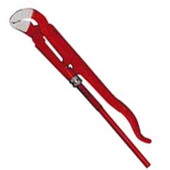 U310 Eckrohrzange 430mm/1 1/2" Chrom Vanadium-Stahl,schlanke Ausführung