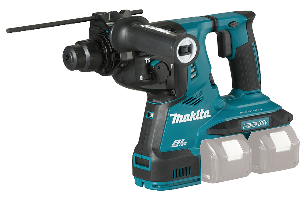 Akku-Bohrhammer DHR280Z 2x18V 2,8J ohne Akku,Ladegerät,Koffer