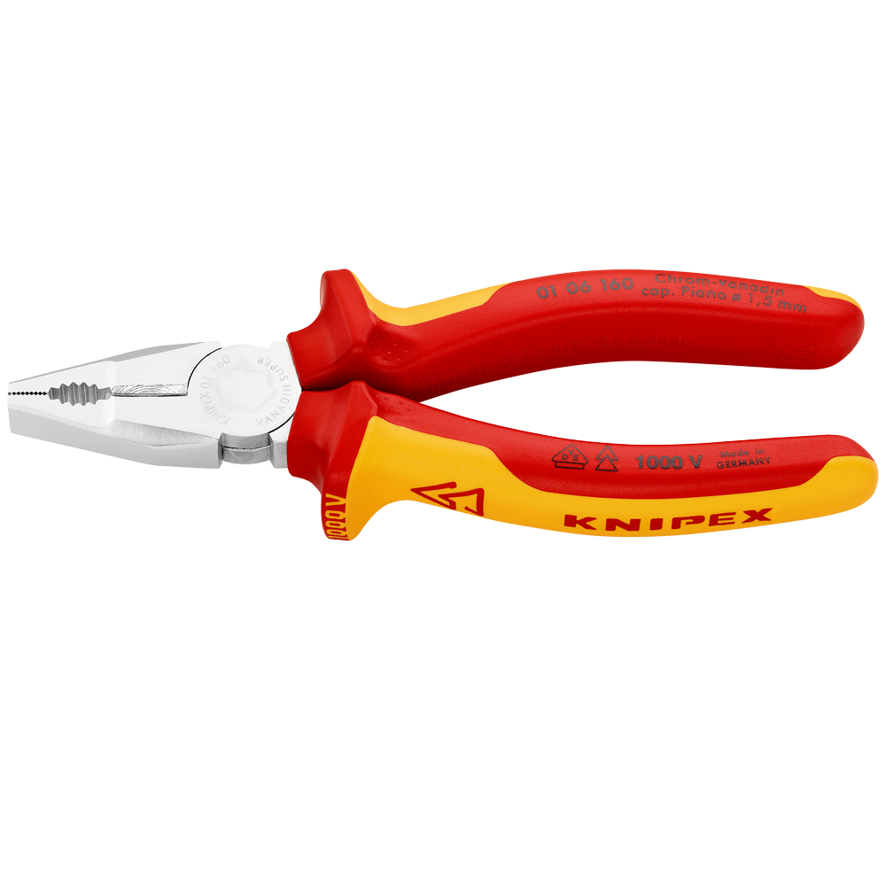 KNIPEX Kombizange Chrom-Vanadin verchromt