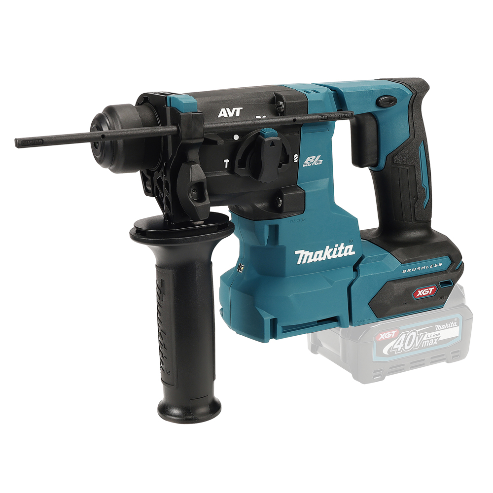 Akku-Bohrhammer MAKITA HR010GZ 40V SDS-PLUS, 20 mm,2,0 J, o. Akku u. Ladeg.