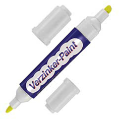 Permanent-Farbmarker mit 2 Spitzen wasserfest,ideal zum Verzinken
