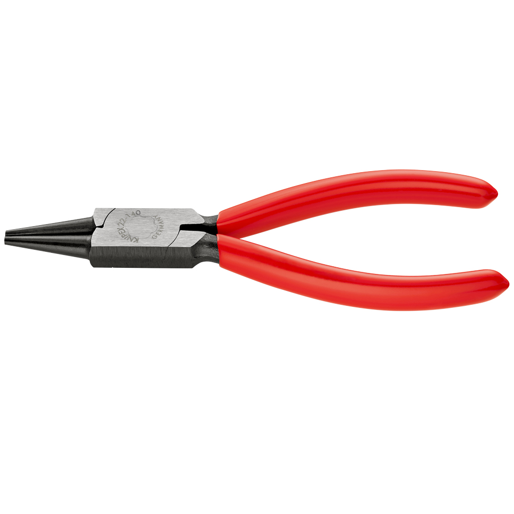 Rundzange, atramentiert schwarz, poliert, KNIPEX