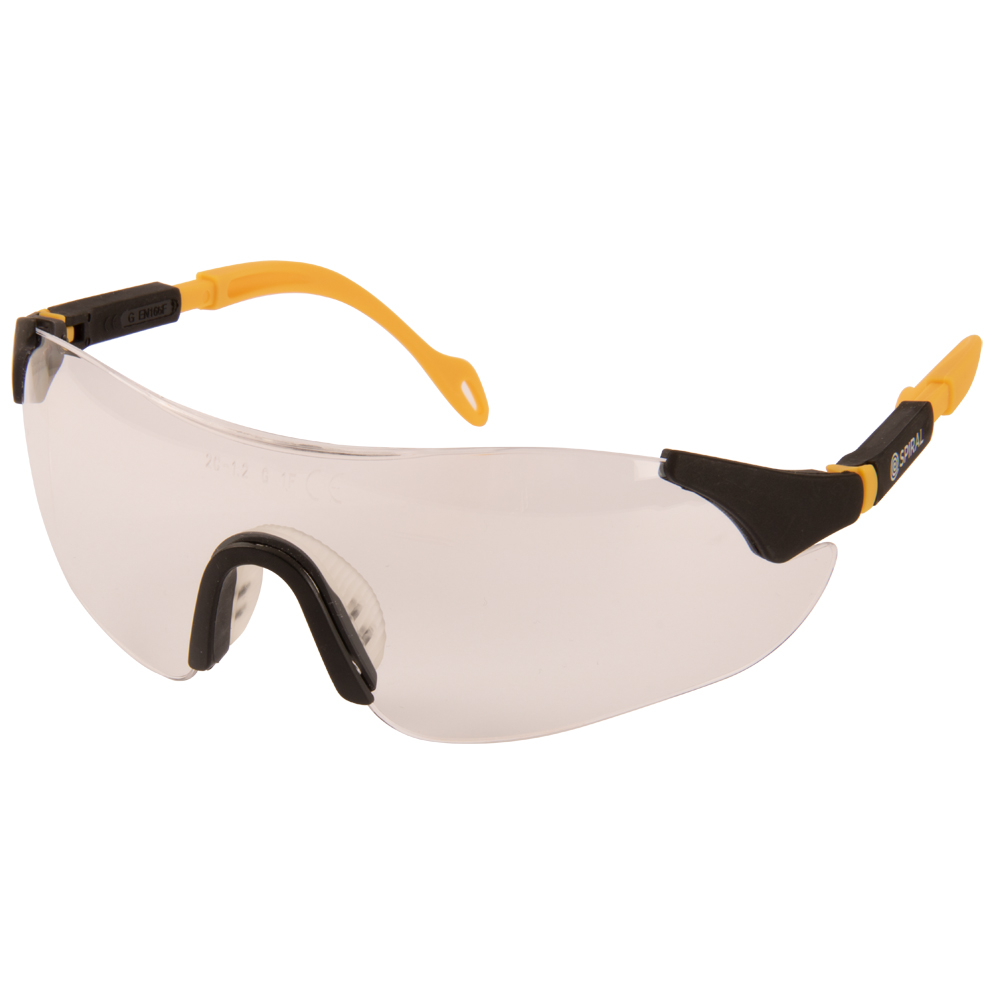 Bügelschutzbrille SPIRAL Safety 6 Stück EN 166 UV-Schutz, klar