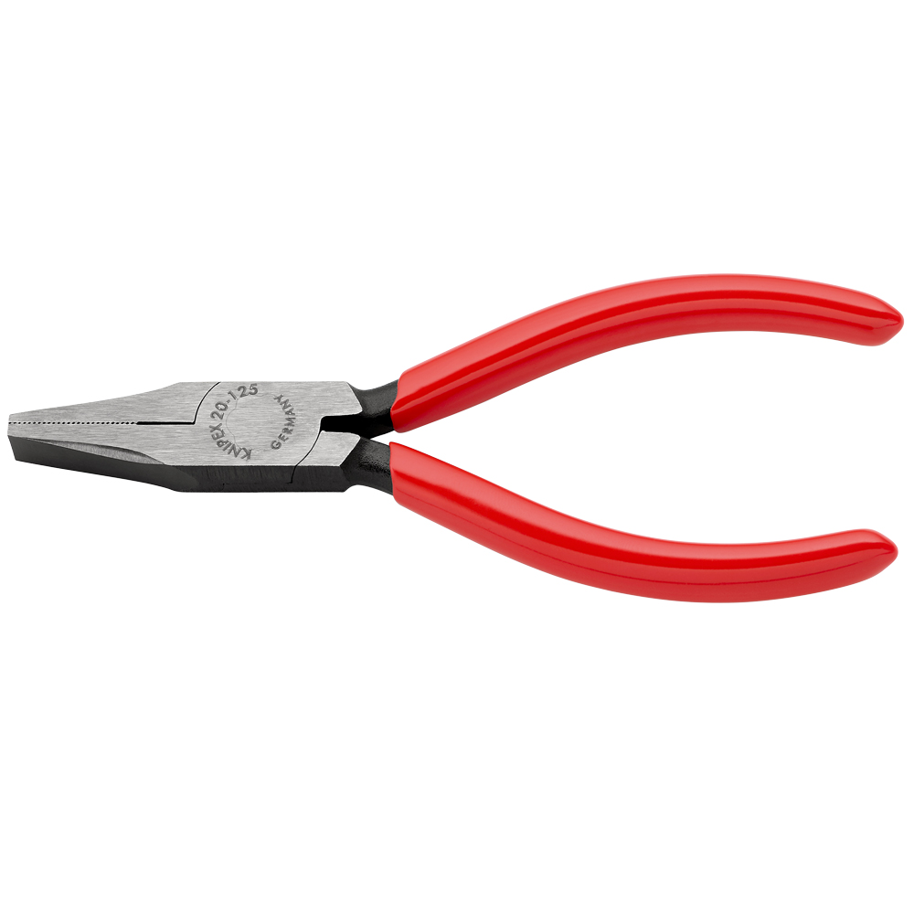 Flachzange, atramentiert schwarz,, poliert, KNIPEX, Länge: 125mm