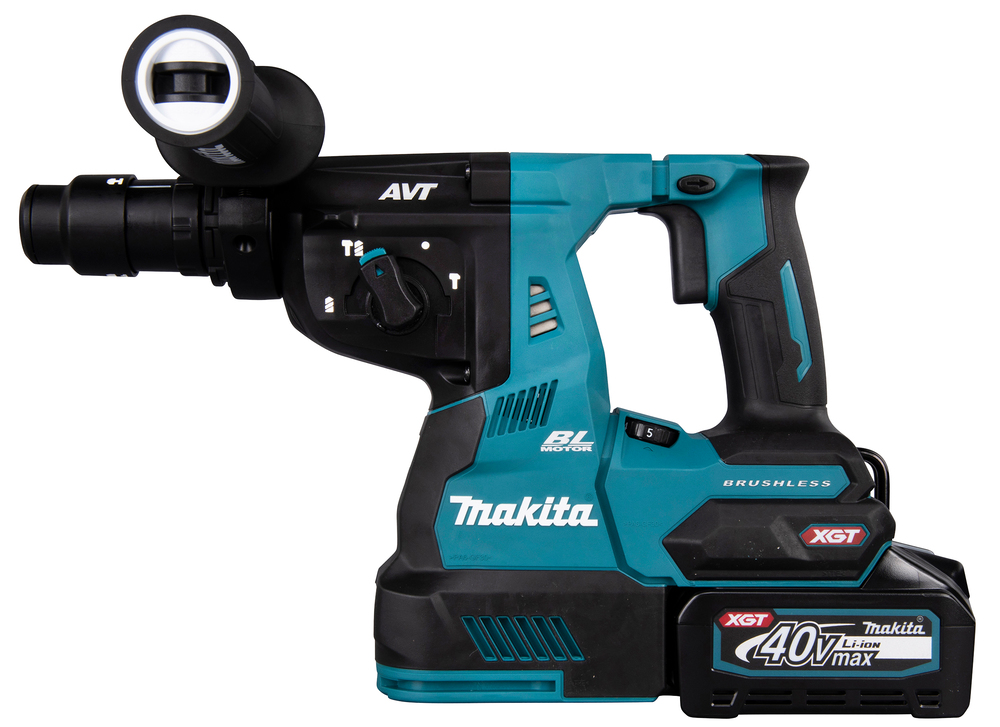 Akku-Bohrhammer MAKITA HR004GM201 40V 2x4Ah Akku,Ladegerät,Koffer