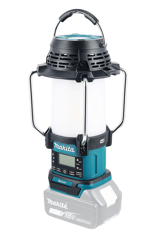 Akku-Radio-Laterne MAKITA DMR056 18V 310/95 Lumen,360°,ohne Akku u.Ladeg.