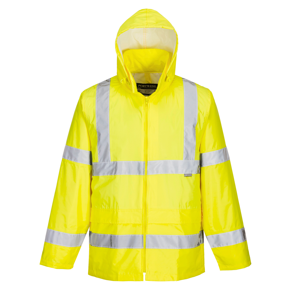 Regenjacke Warnschutz , EN 20471 Klasse 3,EN 343 3.1, Größe: S, Farbe: gelb