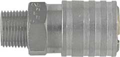 Kupplungsweibchen außen maximaler, Durchlass,minimale Abmessung, Gewinde AG: 1/4"