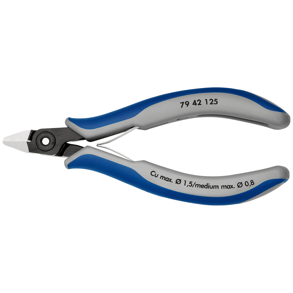 Präz-Elektronik-Seitenschn. Ø 0,1-1,5mm brüniert, poliert