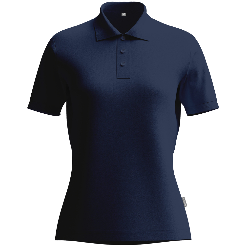 IND Poloshirt kurzarm, Damenmodell, Farbe: marineblau, Größe: 2XL