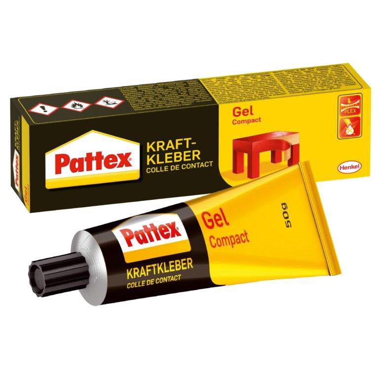 Pattex Kraftkleber Gel/Compact, Behälterinhalt: 50 g