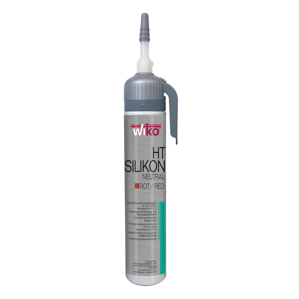 Dichtmasse REDSIL rot, bis +250°C dauerelastisch,Kartusche, Farbe: rot, Behälterinhalt: 200ml