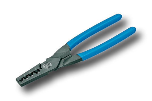 Aderendhülsenzange mit Spezialprisma 220 mm, tauchisoliert, 8139-220 TL