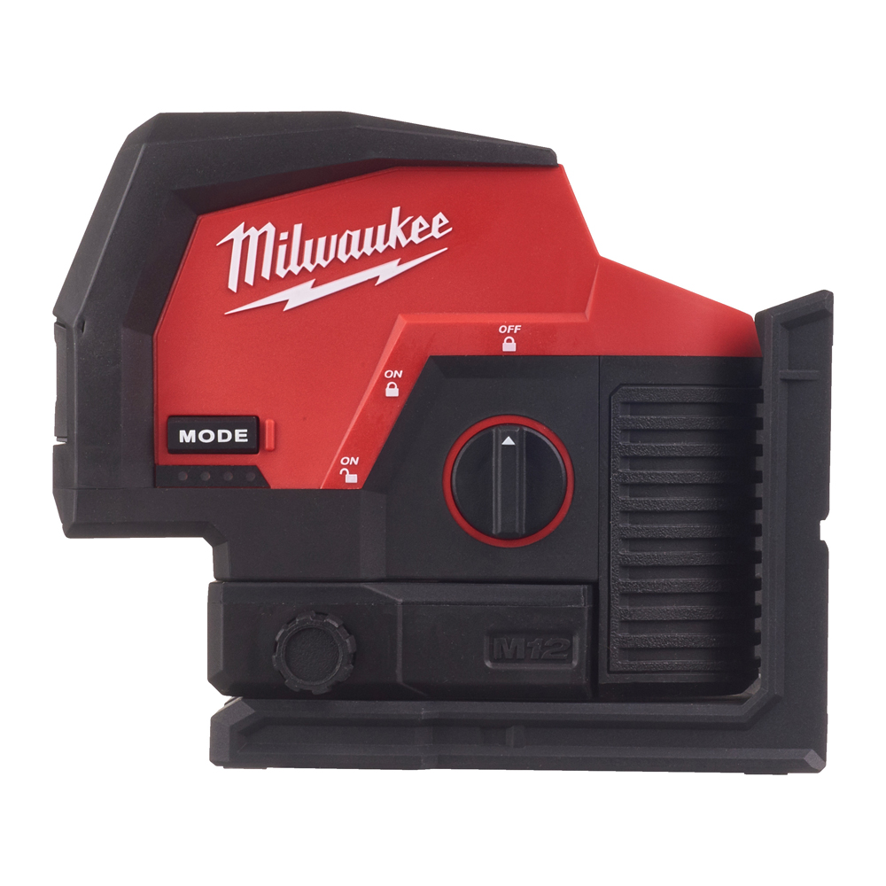 Kreuzlinienlaser MILWAUKEE 12V M12CLLP-0C mit Lotfunktion