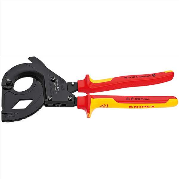 Kabelschneider für SWA-Kabel 315 mm, VDE geprüft, schwarz lackiert
